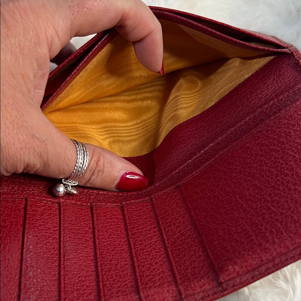 GucciRed Leather Women's wallet - Picture 5 of 13